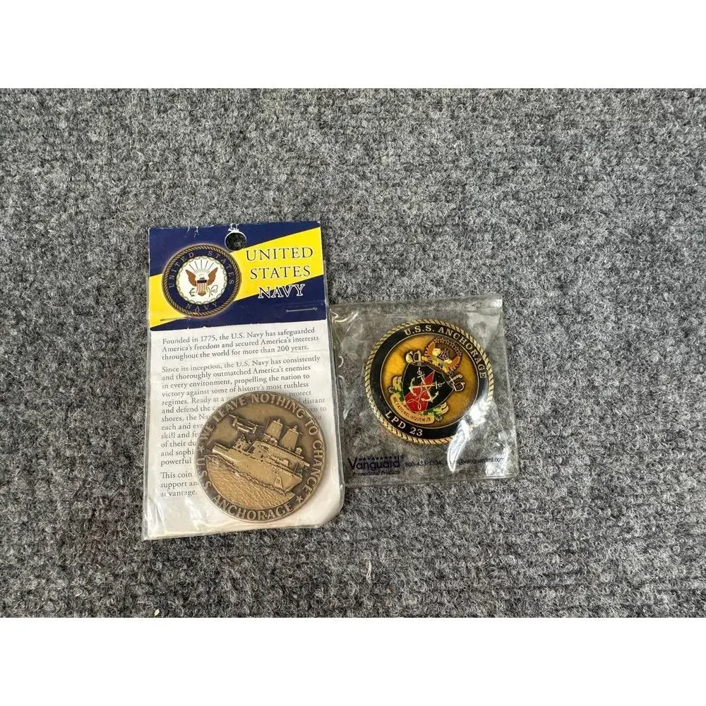 USS Anchorage LPD 23 U.S. Navy Challenge Coin Northwest Territorial Mint